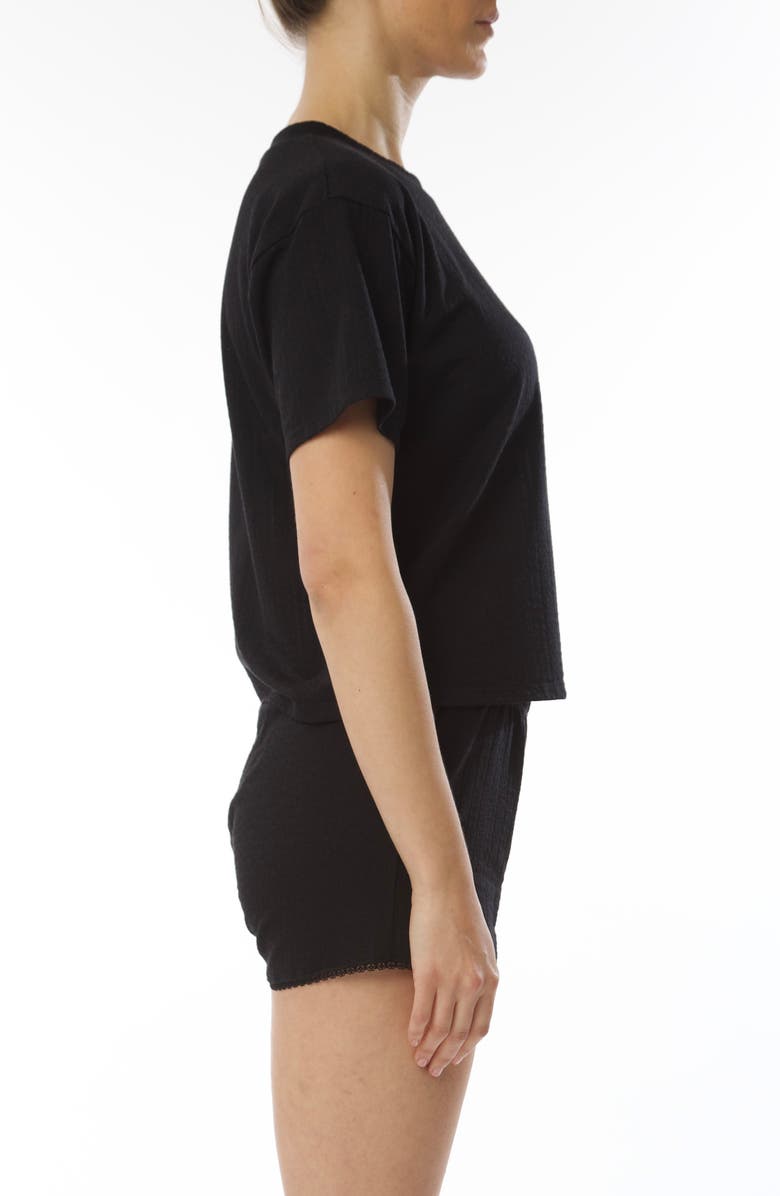 Andine Holland Pointelle Stitch Pajama T-Shirt, Alternate, color, 