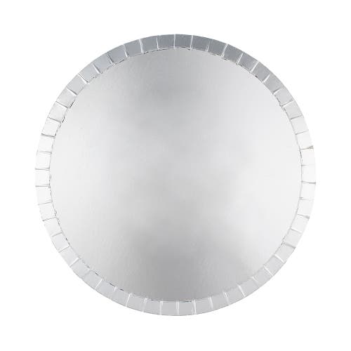 Jollity & Co Shade Collection Dinner Plates In Silver