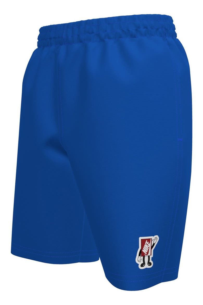 Kids' 7-Inch Volley Swim Shorts, Main, color, BLUE CRYSTAL