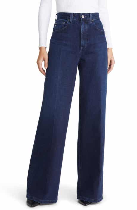 AG Devin High Waist Wide Leg Jeans