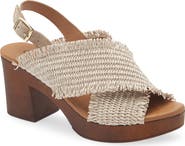 Cordani Wendy2 Raffia Crisscross Slingback Sandal