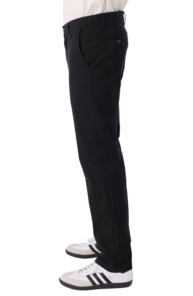 O'Neill Transporter Flat Front Stretch Cotton Chinos, Alternate, color, Black