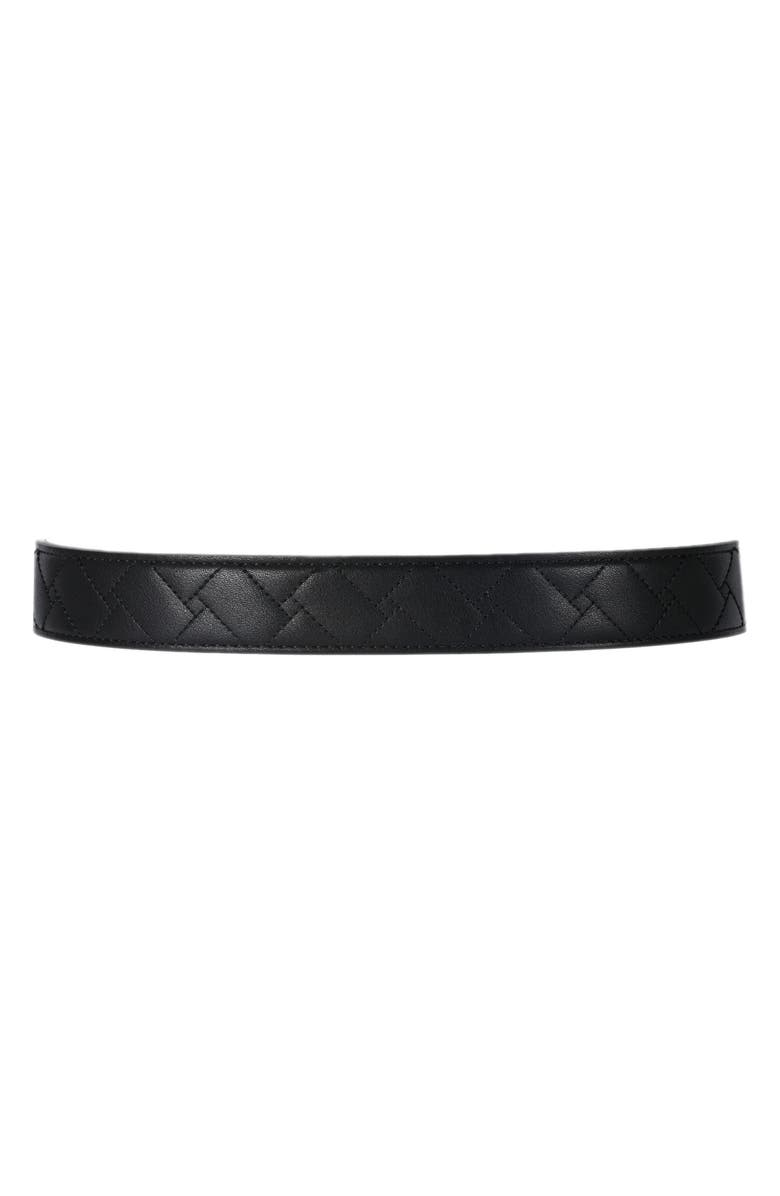 Kurt Geiger London Quilted Leather Belt, Alternate, color, 