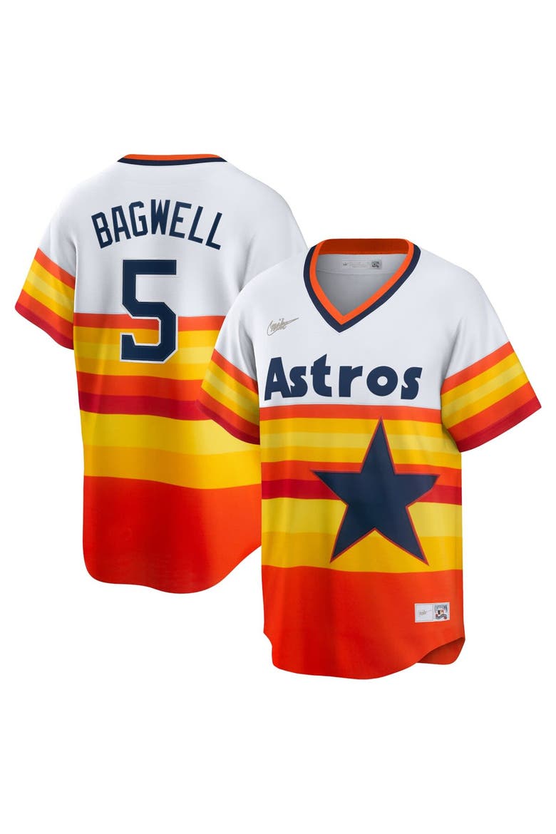Men's Nike Jeff Bagwell White Houston Astros Home Cooperstown Collection Player Jersey, Main, color, White