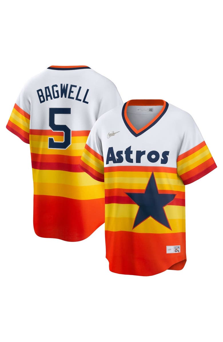 Nike Men's Nike Jeff Bagwell White Houston Astros Home Cooperstown Collection Player Jersey, Main, color, White
