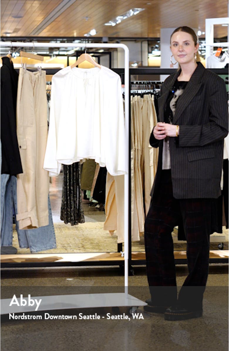 Gathered Neck Blouse, sales video thumbnail