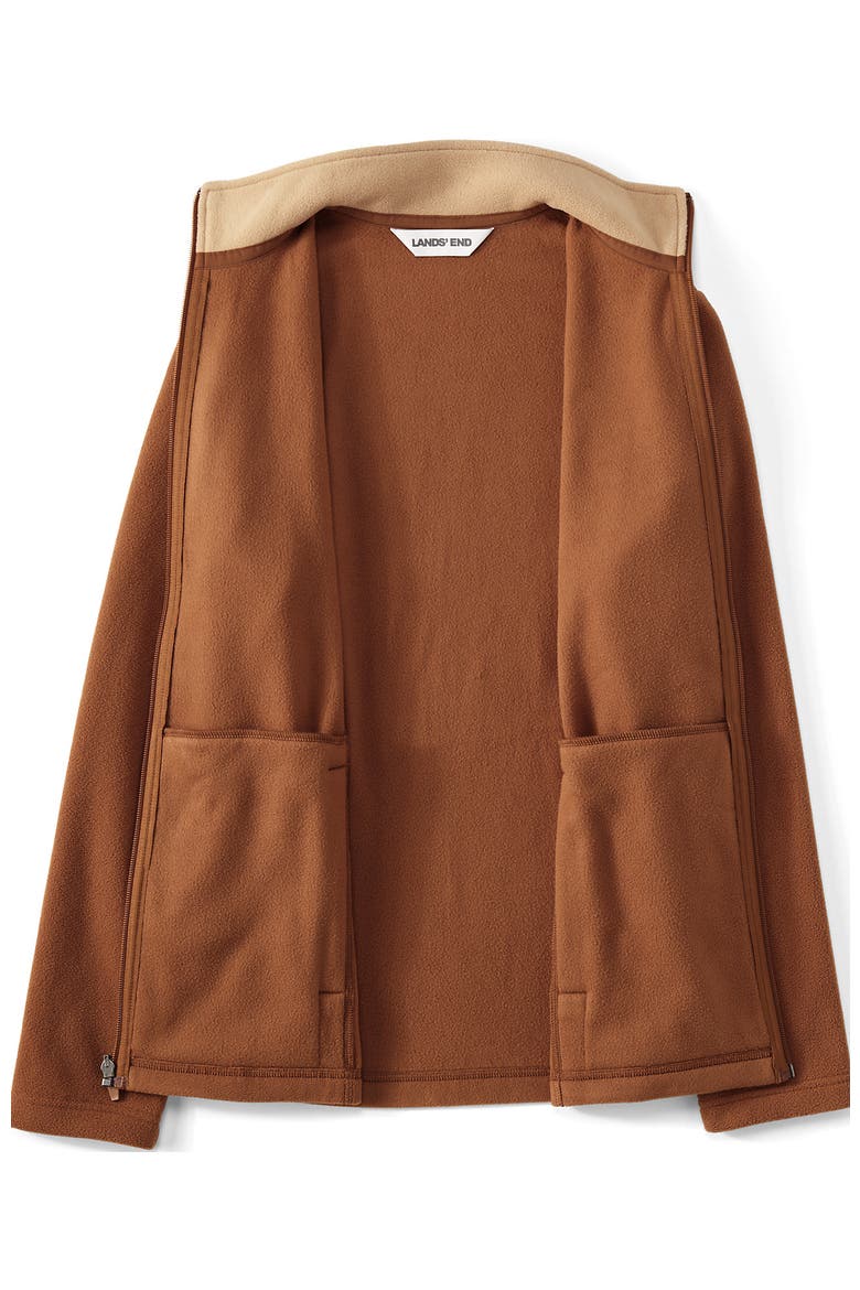 Plus Size Anyweather Fleece Full Zip Jacket, Alternate, color, Rich Ginger Brown/Light Camel
