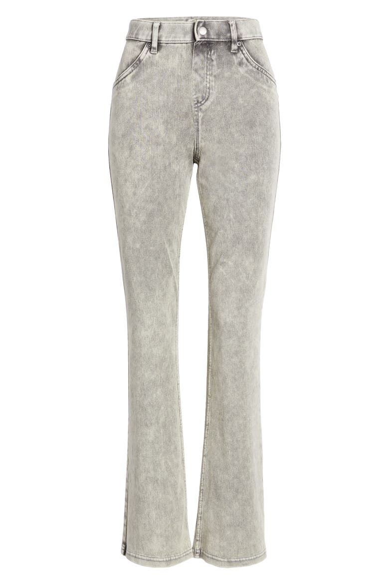 Baby Bootcut Denim Leggings, Alternate, color, ICEBERG GREEN ACID WASH