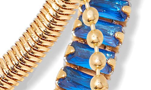 Brook & York Brook And York Priya Birthstone Tennis Bracelet Set In Gold September
