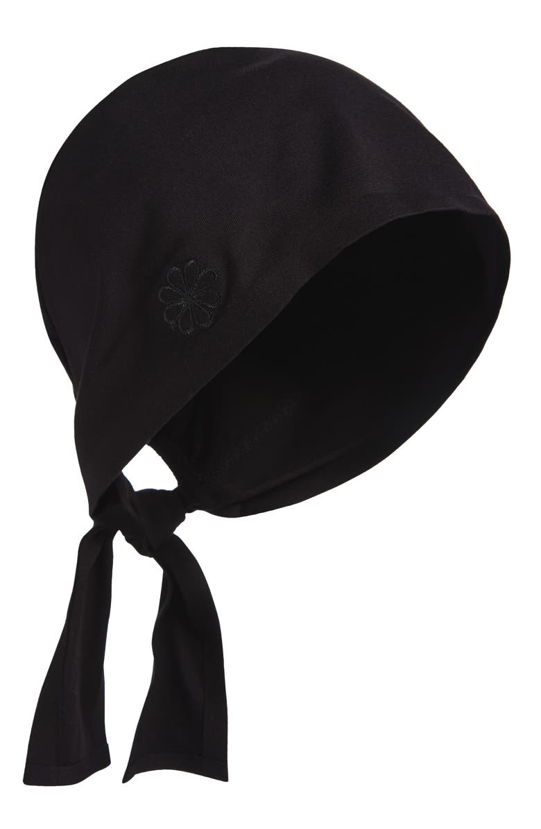 Henna & Hijabs Signature Tie Back Underscarf, Main, color, Black