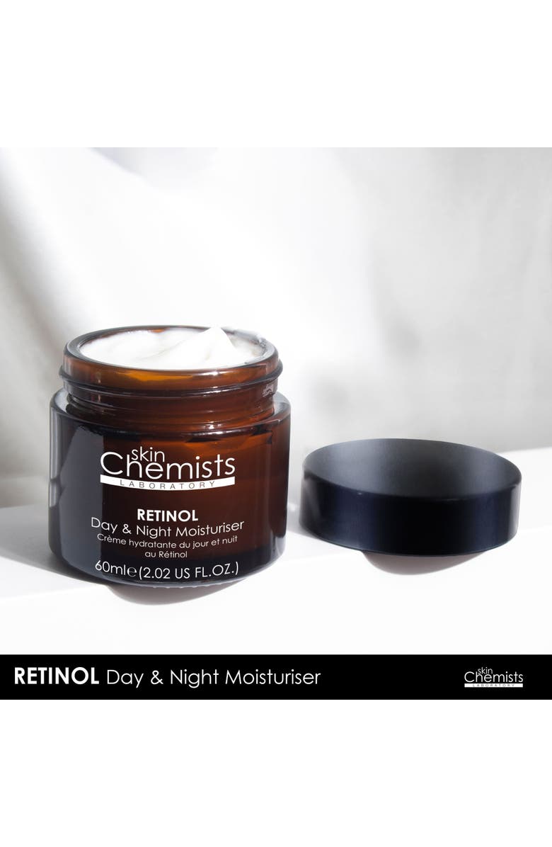 SKINCHEMISTS Anti-Ageing Retinol Night Moisturiser with SYN¬Æ-AKE 60ml x 2 Duo Set, Alternate, color, White
