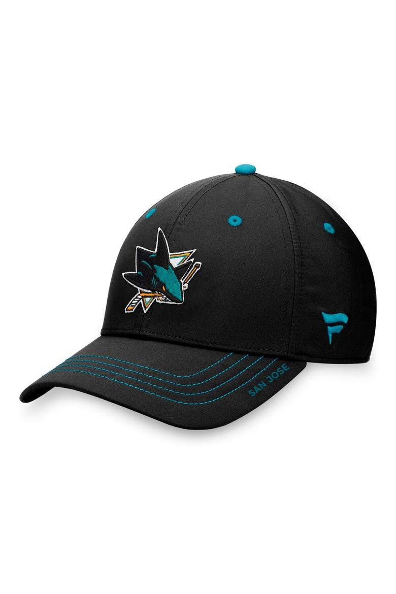 Men's Fanatics Branded Black San Jose Sharks Authentic Pro Rink Flex Hat, Main, color, Black