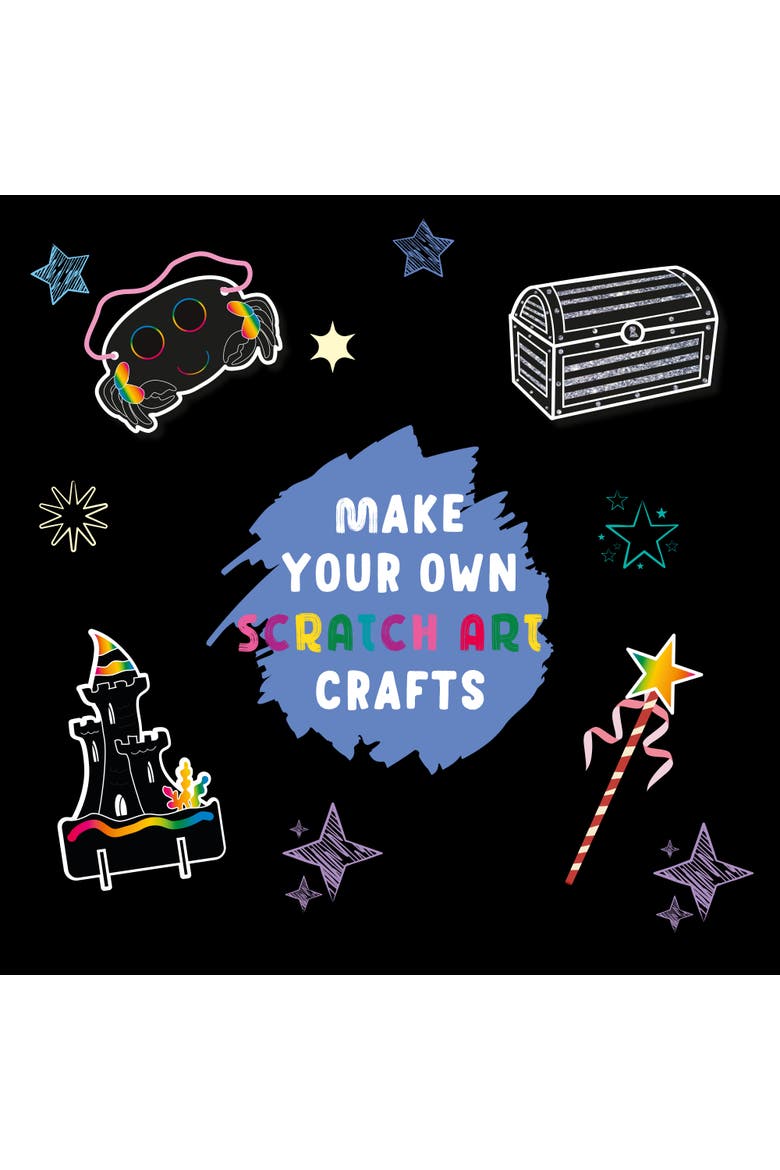 Scratch & Glitter Activity Book, Alternate, color, Multicolored