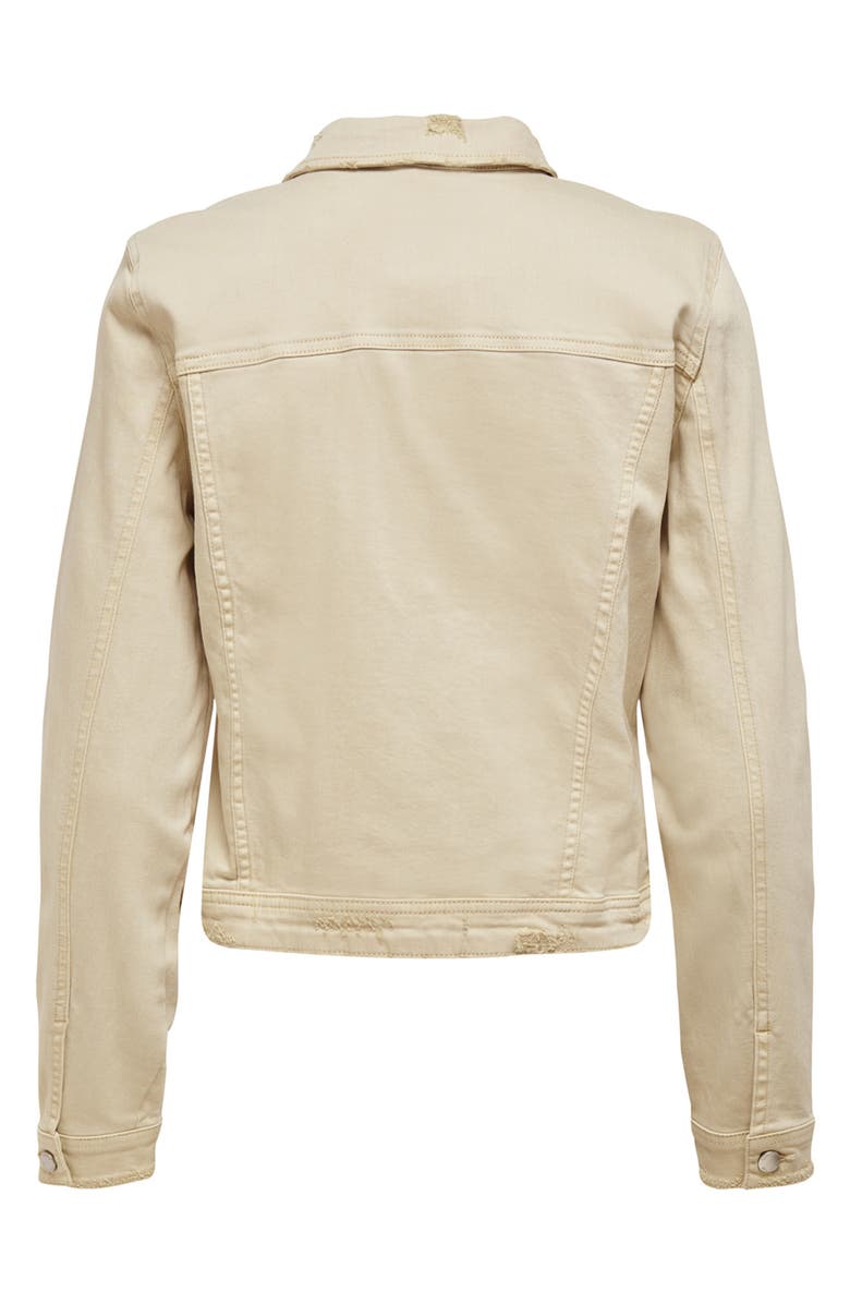 Only Tia Crop Denim Jacket, Alternate, color, 