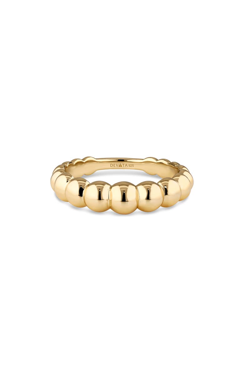 DEVATA Beaded Ball Textured Ring, Alternate, color, Gold