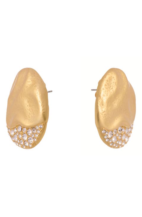 Francesca Crystal Frost Stud Earrings