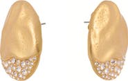 Reiss Francesca Crystal Frost Stud Earrings
