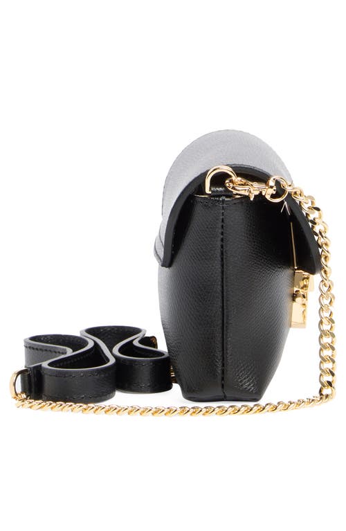 Valentino By Mario Valentino Lilou Bonbonniere Leather Crossbody Bag In Black