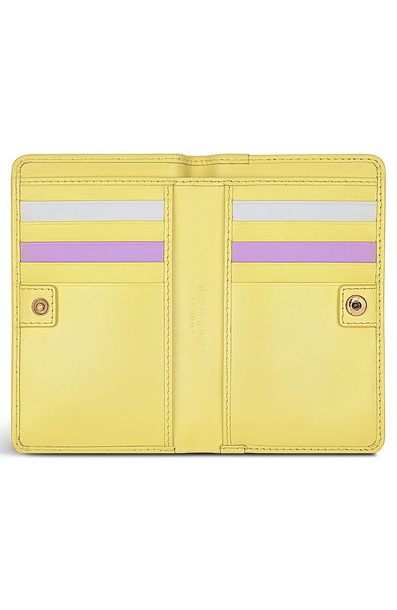 Radley Candy Floss Bifold Leather Wallet, Alternate, color, Panna Cotta