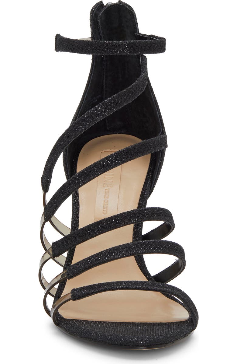 Imagine by Vince Camuto Roselle Metallic & Clear Strap Sandal, Alternate, color,