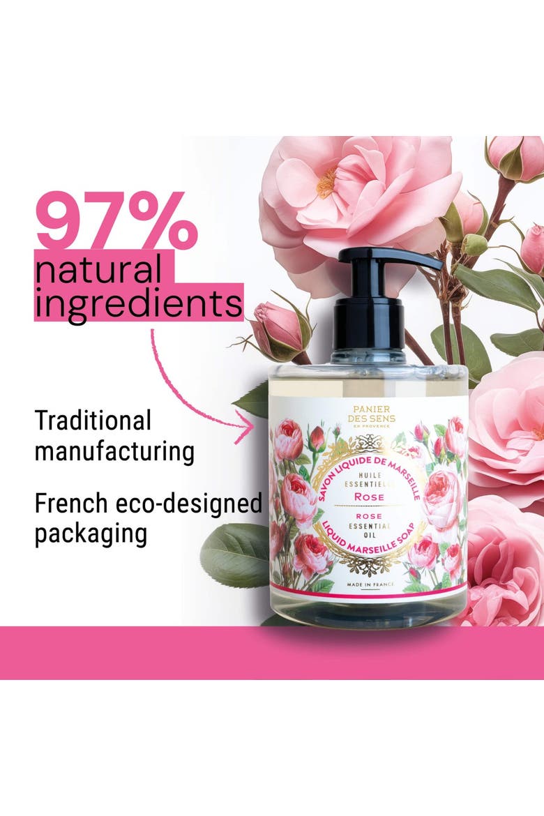 Rose Liquid Marseille Soap, Alternate, color, Blue