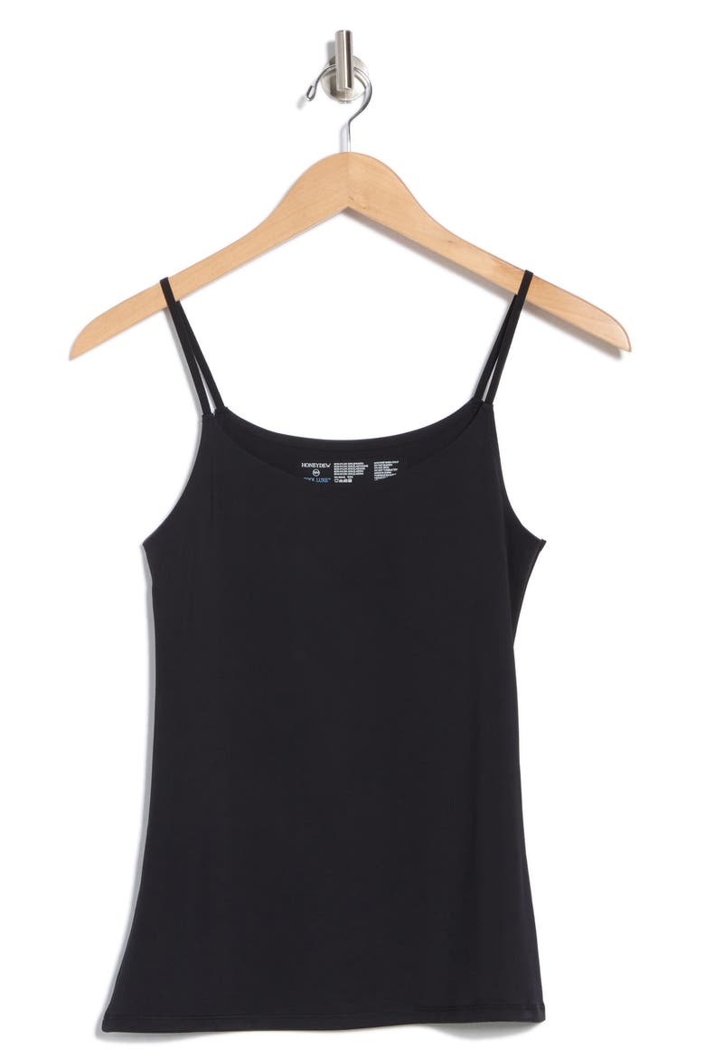 Cool Luxe Camisole, Alternate, color, BLACK