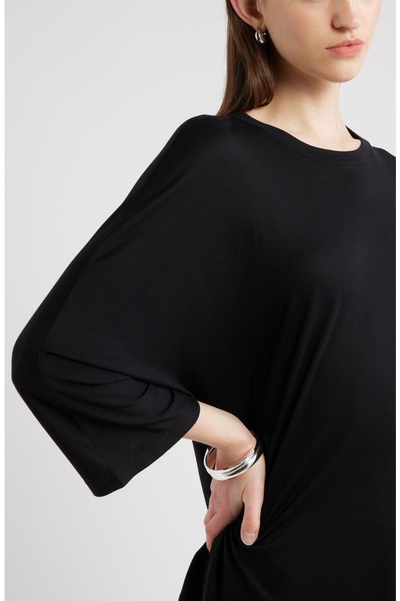 Dolman Sleeve T-Shirt, Alternate, color, BLACK