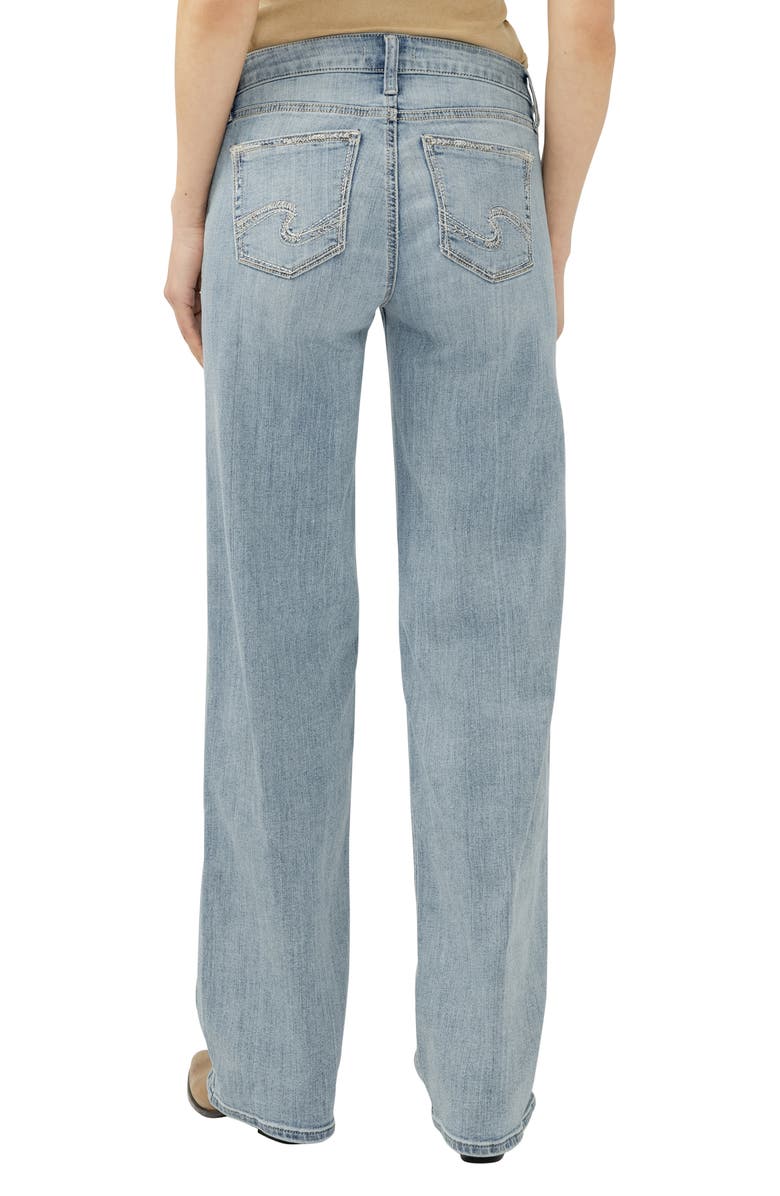 Silver Jeans Co. Elyse Baggy Straight Leg Jeans, Alternate, color,