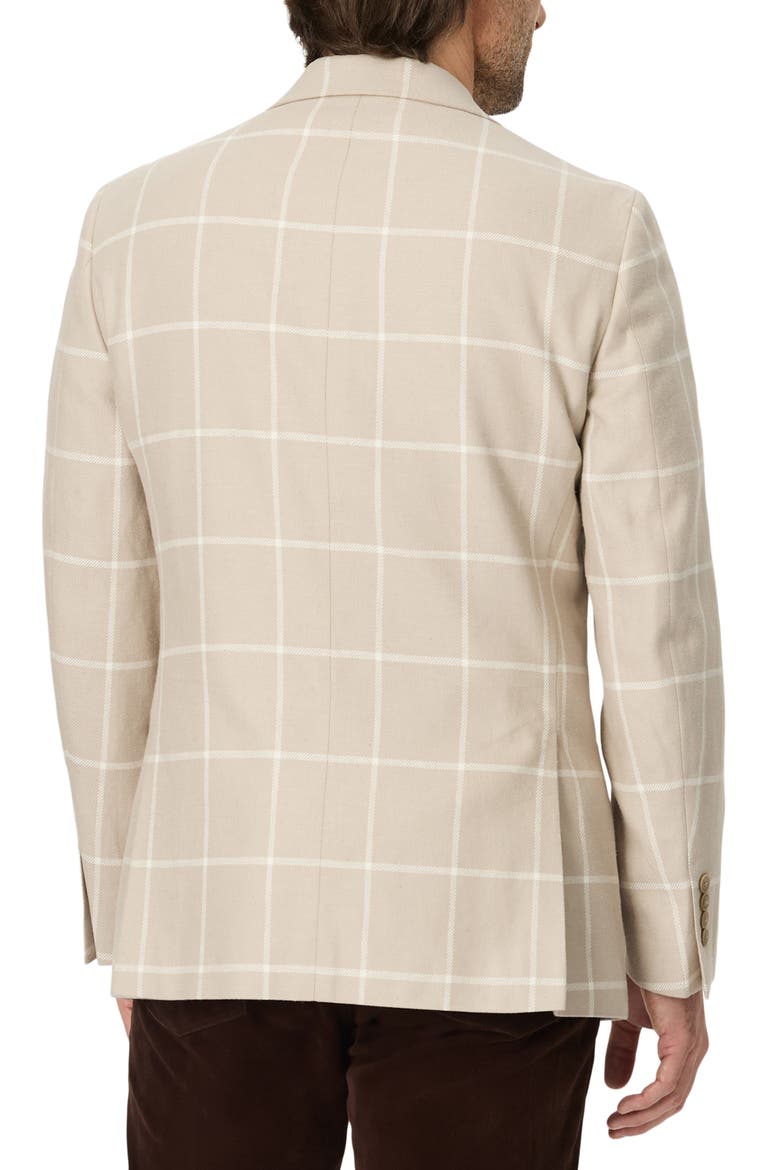Padley Windowpane Sportcoat, Alternate, color, OATMEAL