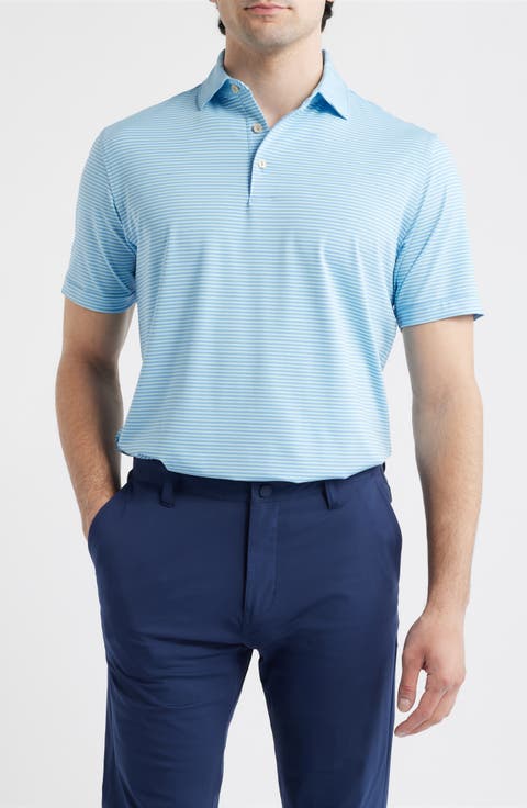 Hales Stripe Performance Jersey Polo