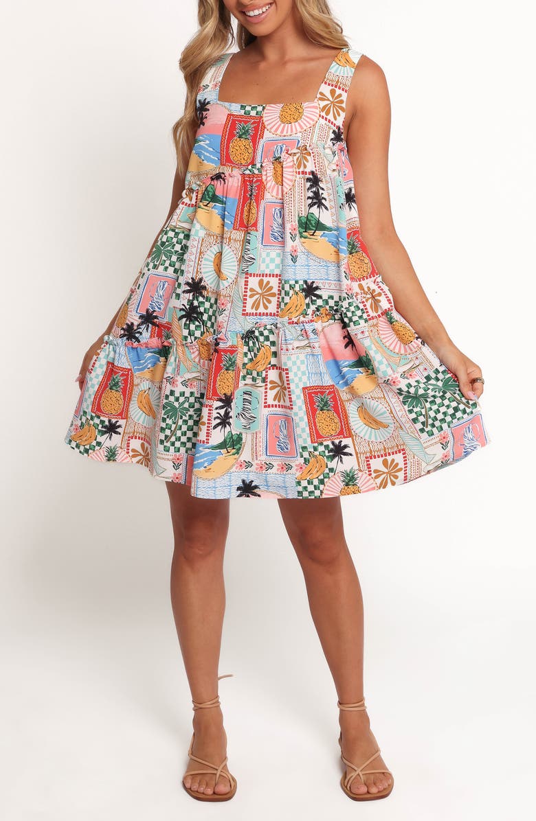 Petal & Pup Rafaela Trapeze Minidress, Main, color, 