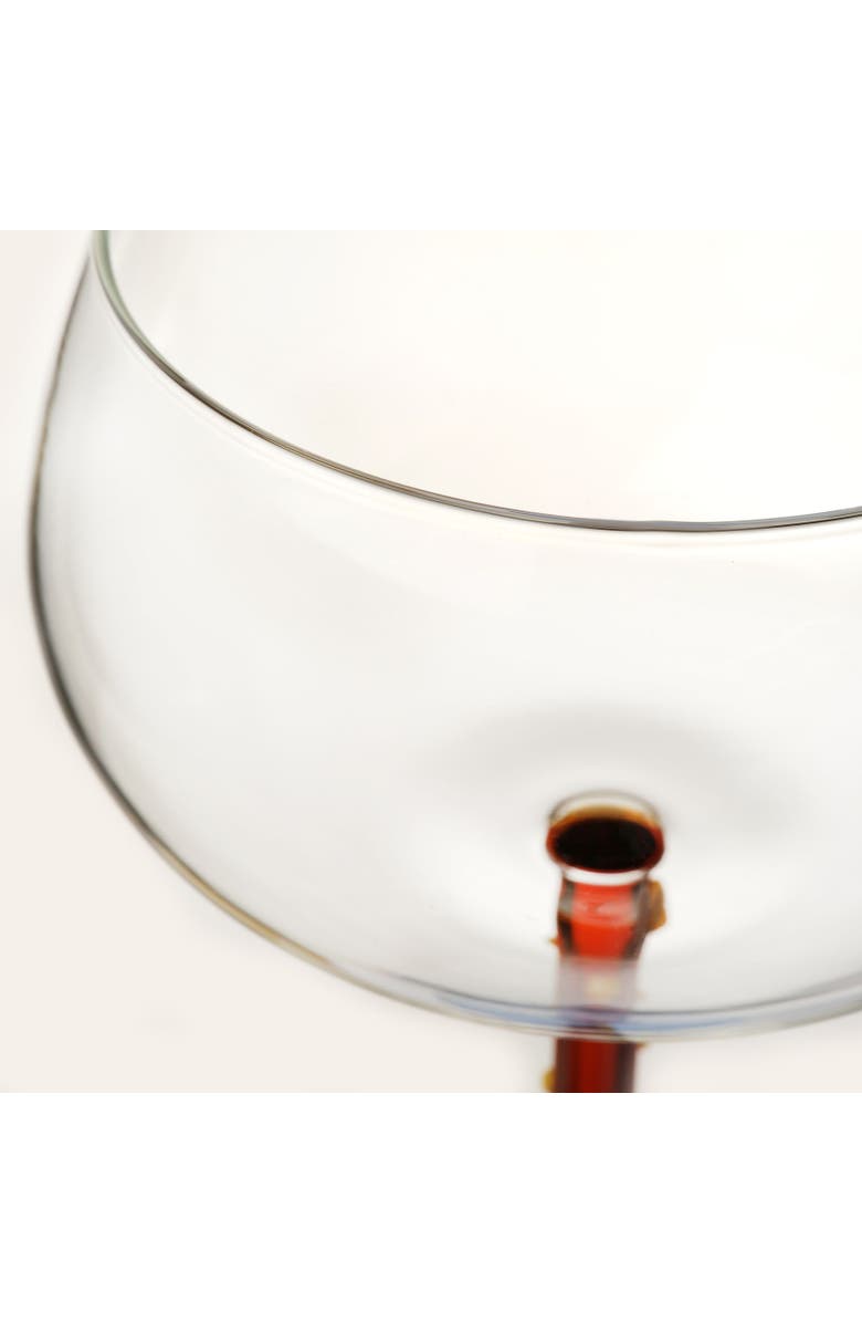 Zsa Zsa Zsu Henan Borosilicate Glass Red Wine Glass 13 Oz. Set Of 2, Alternate, color, Clear