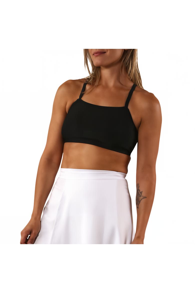 Padded Swim Bra, Main, color, Black