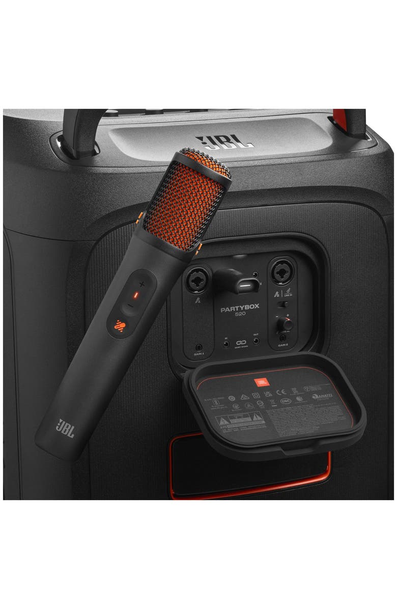 JBL EasySing Mics 2-Pack Wireless AI-powered Microphones, Alternate, color, Black