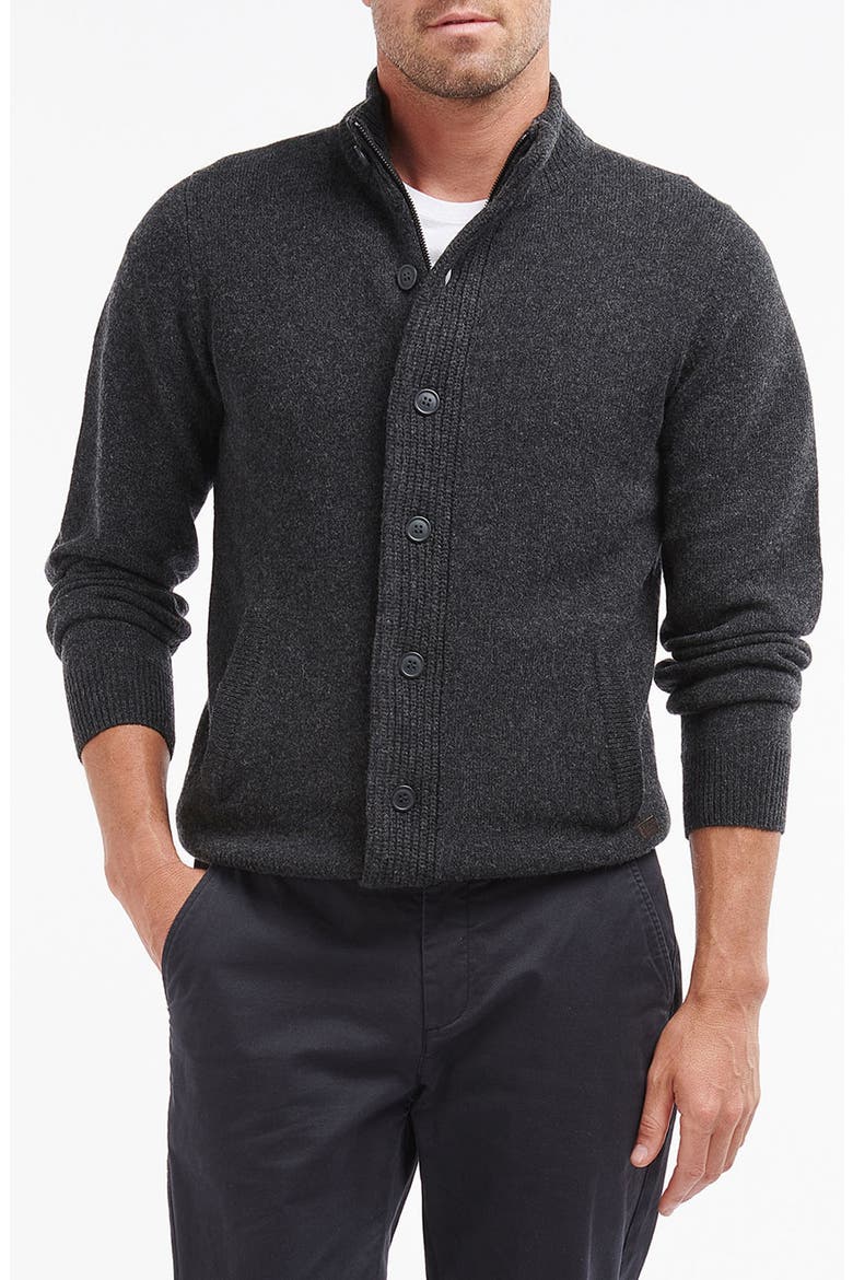 Elbow Patch Wool Cardigan (Men) | Nordstrom