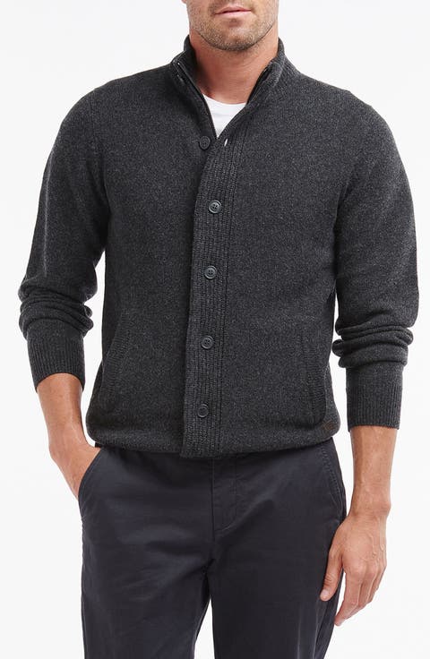 Elbow Patch Wool Cardigan