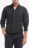Barbour Elbow Patch Wool Cardigan
