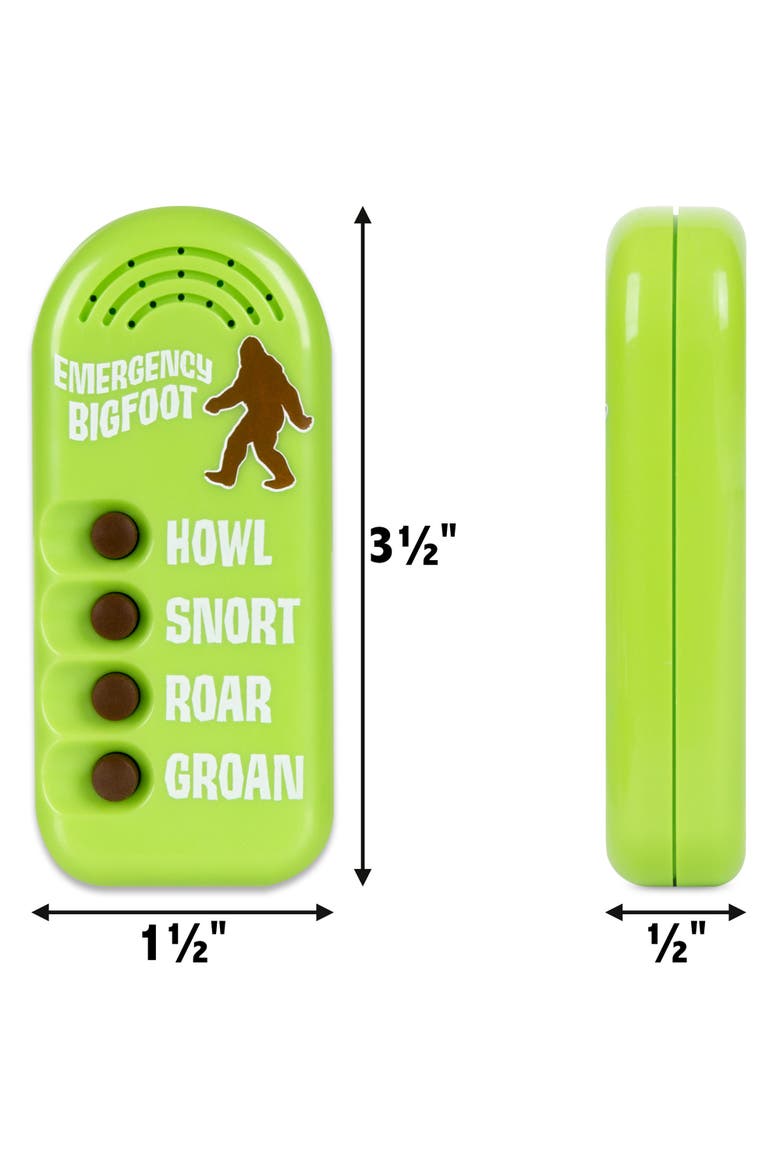 Emergency Bigfoot Prank Toy, Alternate, color, Multicolored