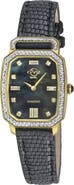 GV2 Pavia Diamond Leather Strap Watch, 25mm x 29mm