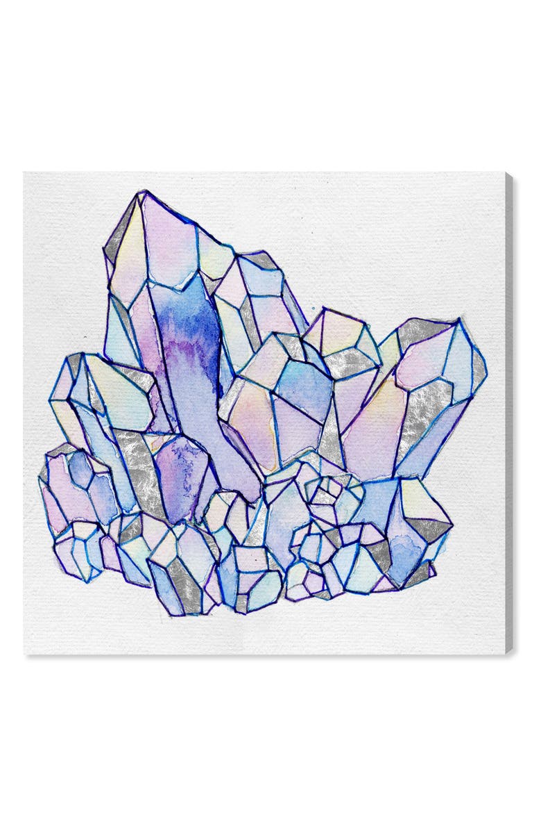 Oliver Gal Precious Stone Cluster II Canvas Wall Art, Main, color, 