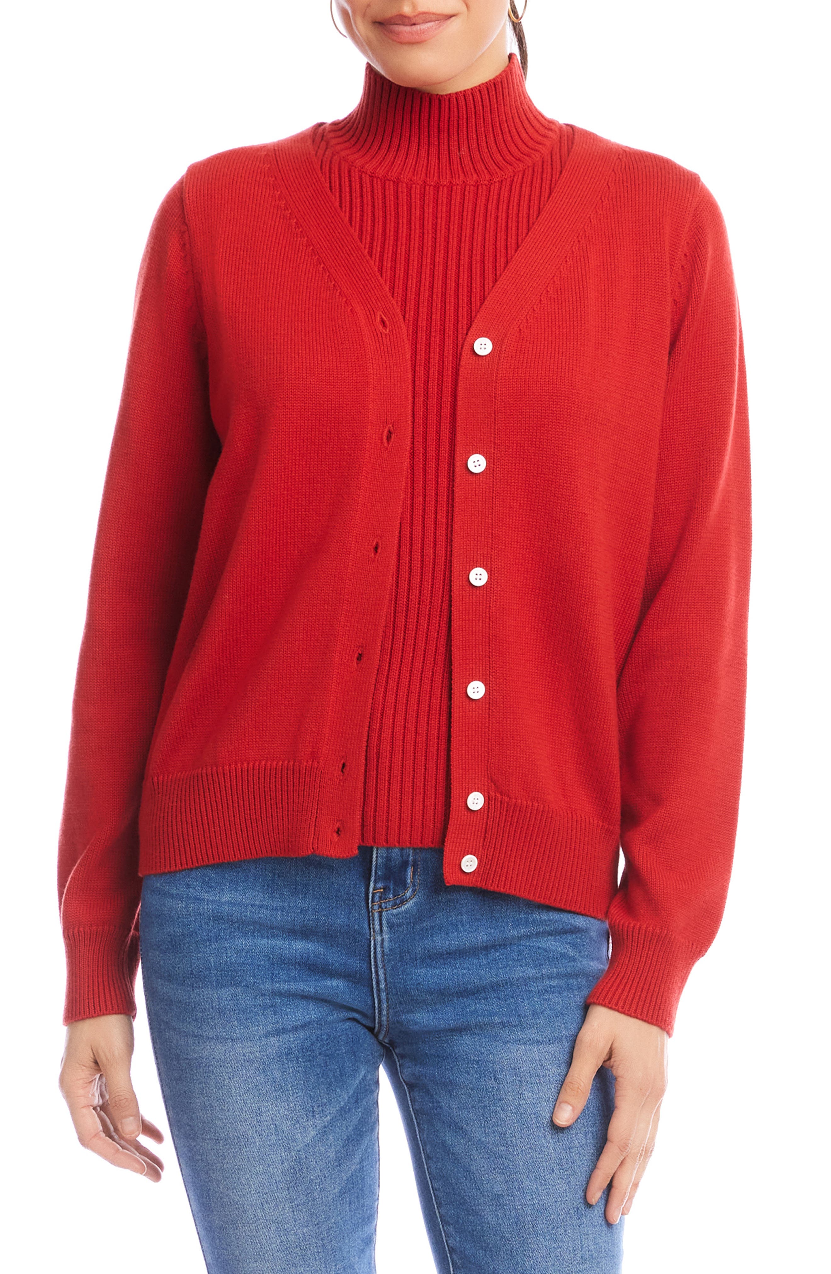 V-Neck Cardigan