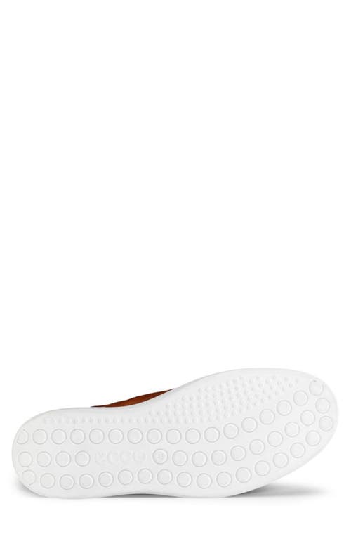 Ecco Classic Low Top Sneaker In Cognac