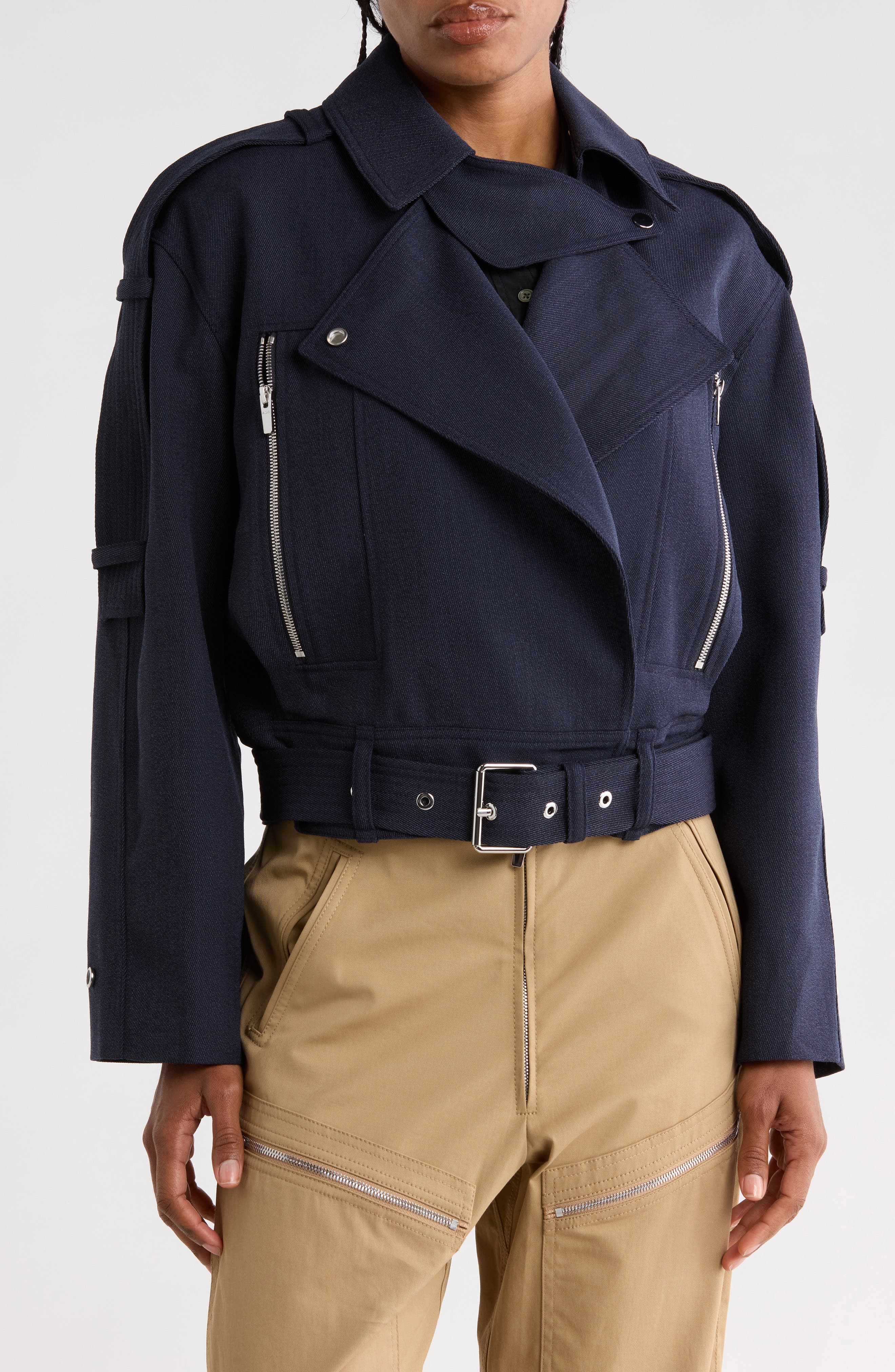 Marvin Wool Blend Moto Jacket