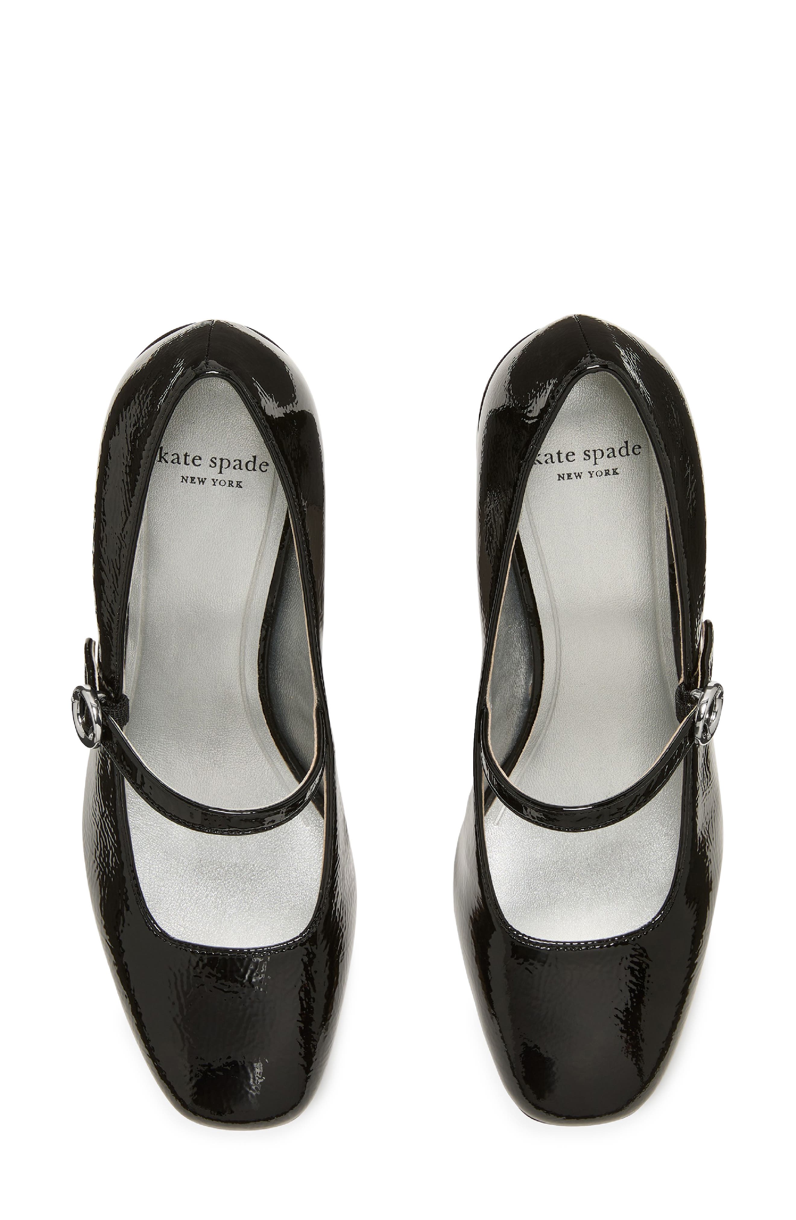 Kate Spade New York halo mary jane pump, Alternate, color, Black