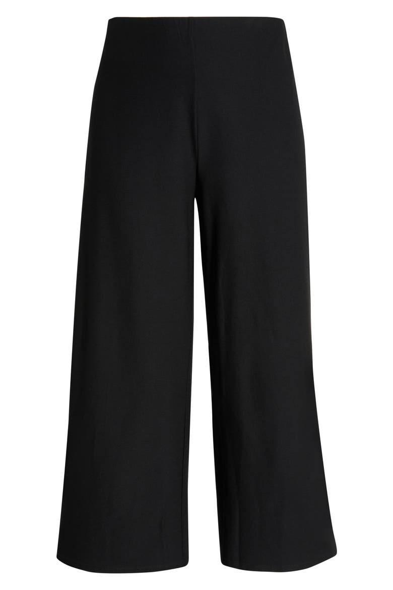 Ankle Wide Leg Pants, Alternate, color, BLACK