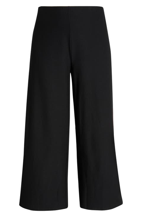 Ankle Wide Leg Pants (Plus)