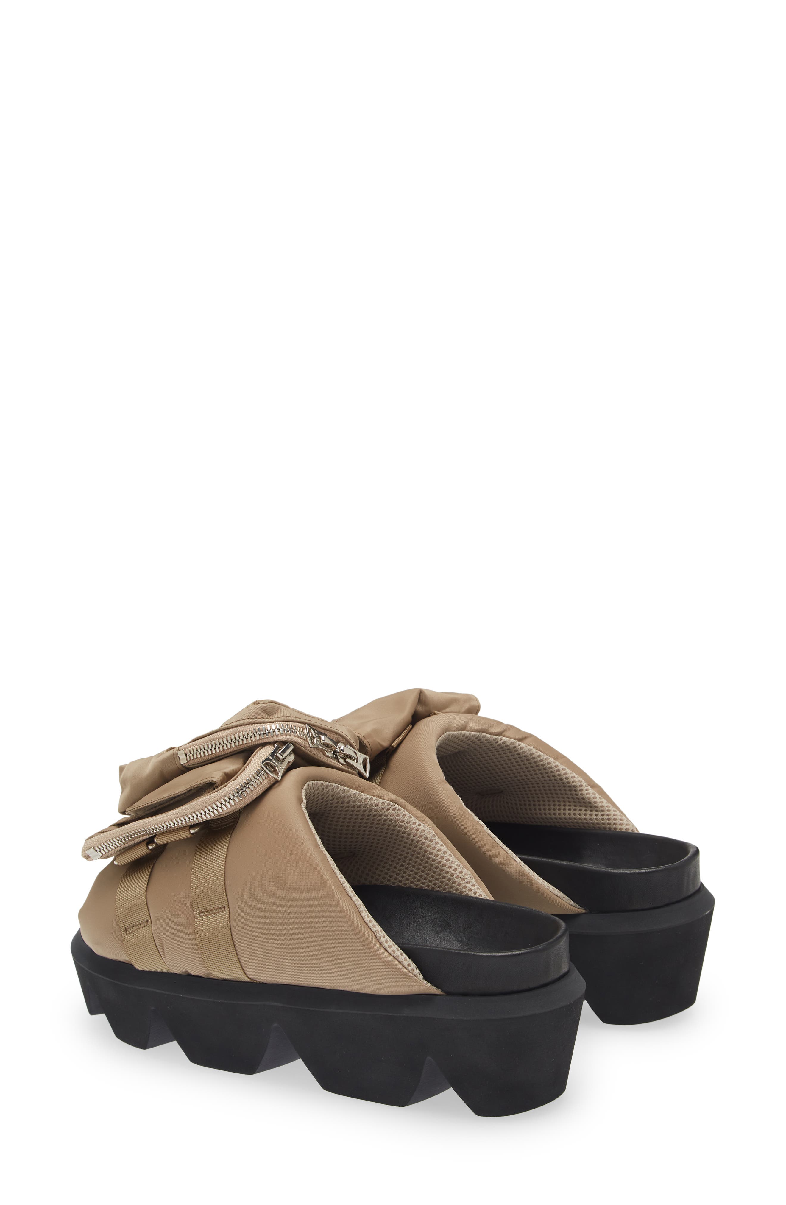 Sacai Pockets Slide Sandal, Alternate, color, 