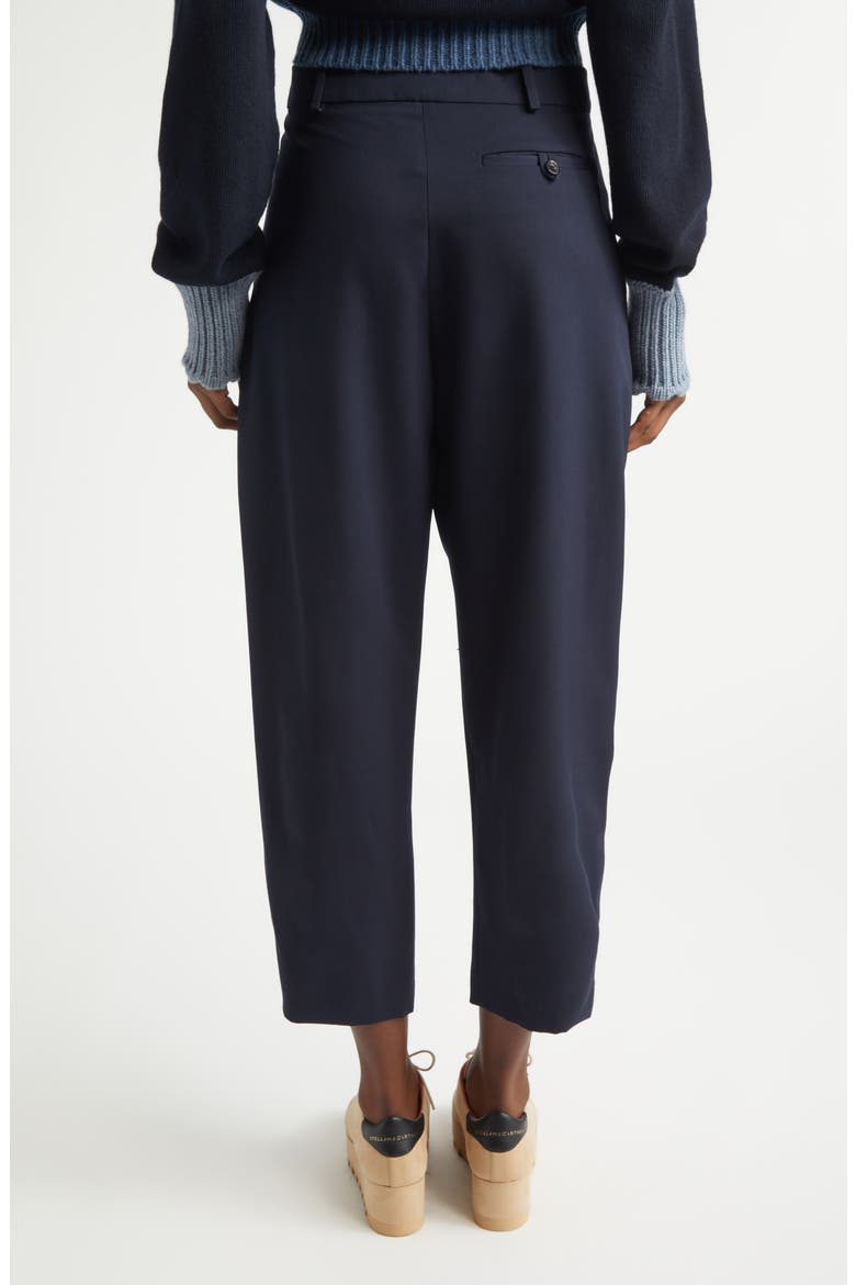 Classic Tailored Wool Balloon Leg Trousers, Alternate, color, INK