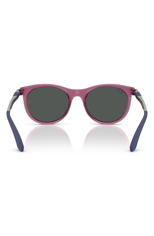 Ray Ban Ray-ban Kids' 47mm Phantos Sunglasses In Transparent Violet