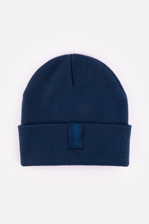 Gigi Pip Shay Soft Knit Beanie In Navy Blue